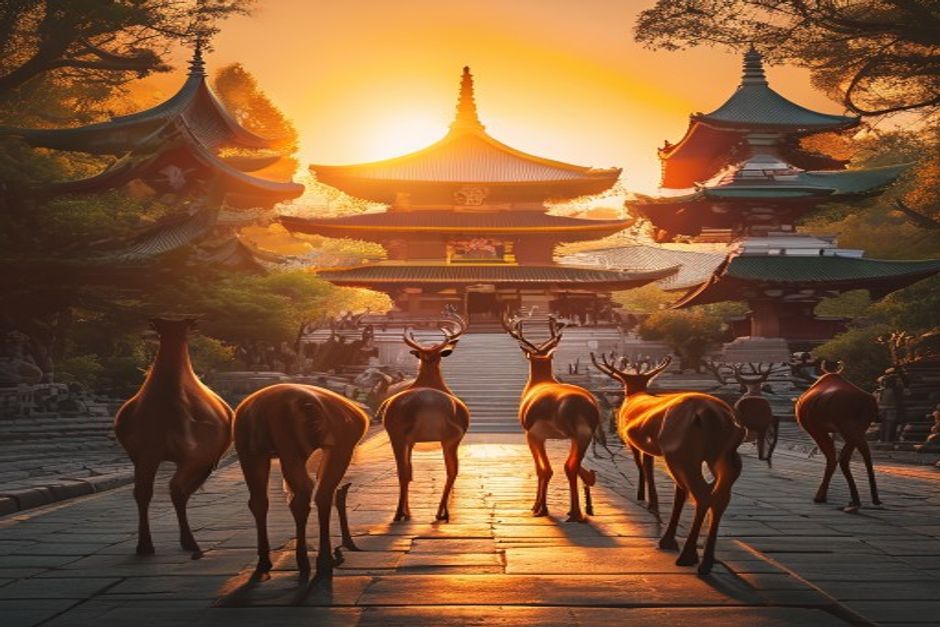 奈良エリア 奈良公園の鹿