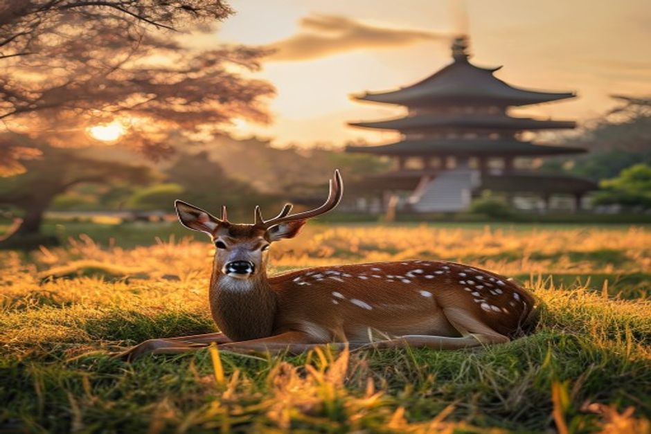 奈良公園（奈良の鹿）